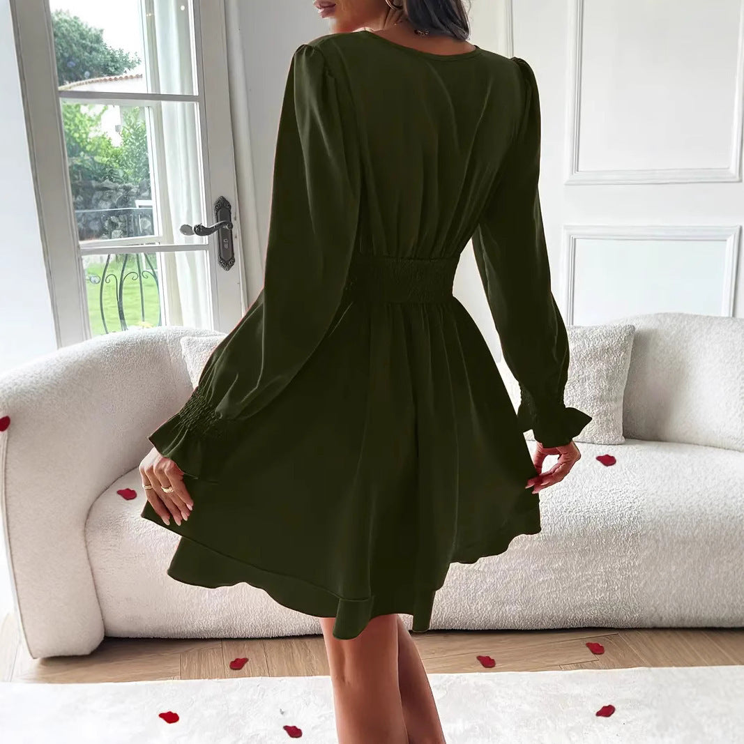 Robe Femme Double Couche - Décolleté en V