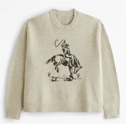 Pull Oversize à Col Rond - Élégance et Confort