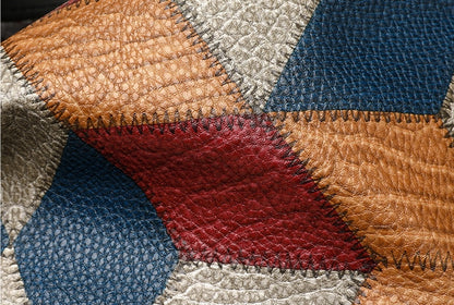 Sac à Main Femme avec Motifs Géométriques Rétro