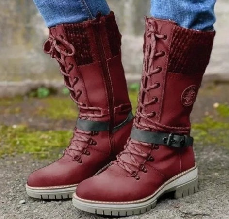 Bottes Martin Hiver Femme - Élégance & Confort