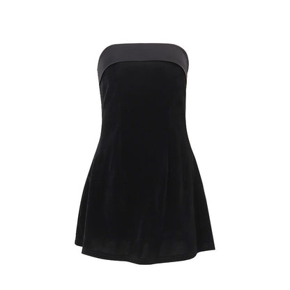 Robe Bustier Slim avec Fermeture Éclair